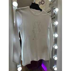 ARMANI WHITE TOP 'AX' STONES