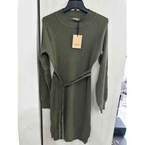 TWINSET DRESS OLVIE GREEN BELTED