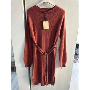 TWINSET DRESS TERRACOTTA