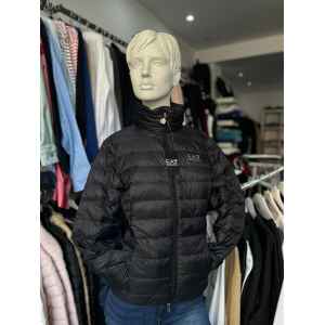 EMPORIO ARMANI JACKET BLACK ZIP HOOD