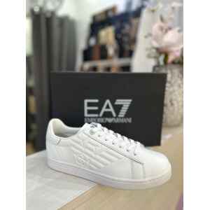 EMPORIO ARMANI OPTIC WHITE EAGLE LOGO SIDE