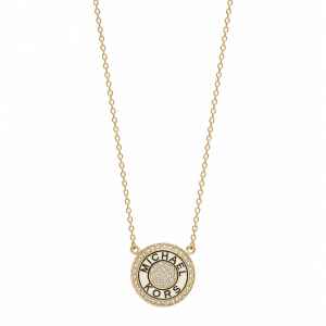 MK NECKLACE GOLD/WHITE