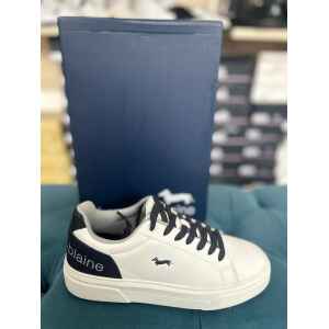 HB WHITE TRAINER BLUE DETAILS