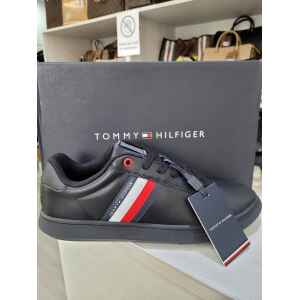 TH ESSENTIAL LEATHER CUPSOLE TRIPLE BLACK