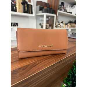 MK PURSE TRIFOLD FLAP TAN