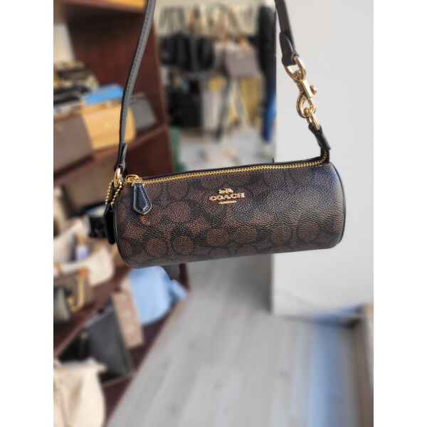 COACH NLTA BARREL SIG BROWN