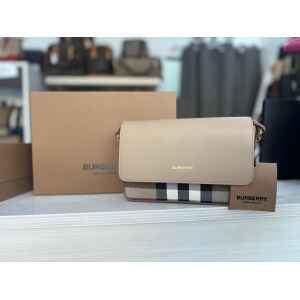 BURBERRY SM CAMERA MX BAG CESTNUT BEIGE
