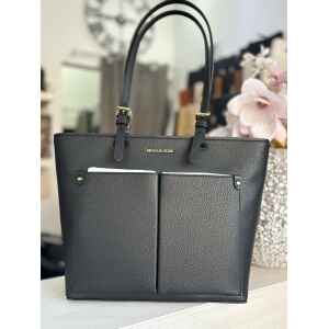 MICHEAL KORS JET SET TRAVEL BLACK 2PKTS FRONT