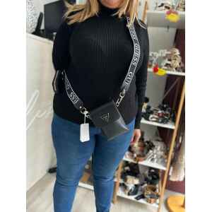 GUESS LATONA MINI BLACK PHONE BAG