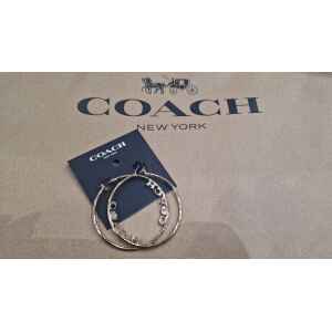 COACH HOOPS GOLD LETTERS