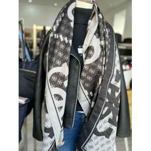 GUESS DARK BROWN SCARF