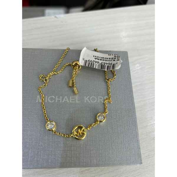 MK GOLD BRACELET MK CIRCLE ADJUSTABLE