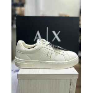 ARMANI TRAINER OFF WHITE 'AX' SIDE