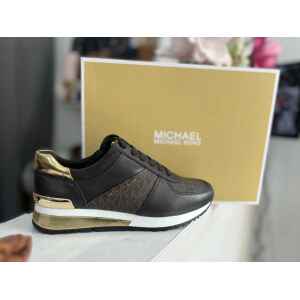 MK ALLIE WRAP TRAINER BROWN