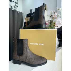 MK ELLA FLAT BOOTIE BROWN