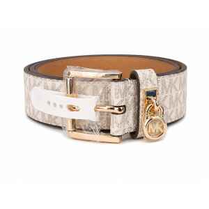 MK VANILLA BELT W/CHARM
