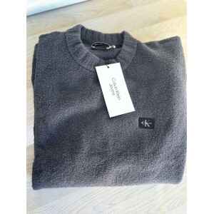 CK GREY SWEATER SMALL LOGO