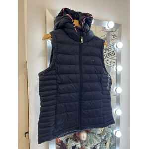 TH NAVY VEST HOOD LINES