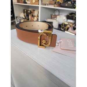 LIUJO ECS HIPS BELT 3.5 REVERSIBLE TAN/GOLD