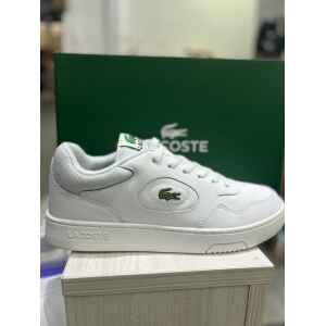 LACOSTE LEATHER WHITE