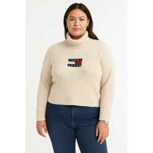 TH TURTLENECK BEIGE SWEATER