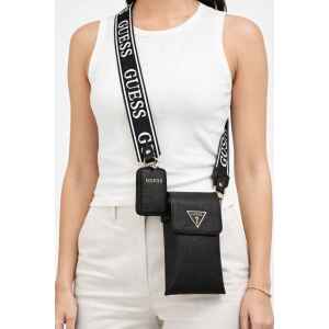 GUESS LATONA MINI BLACK PHONE BAG