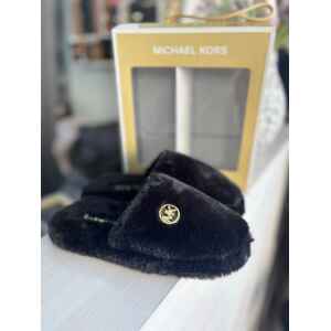 MK ALEXIS CLOSED BED SLIPPER BLACK