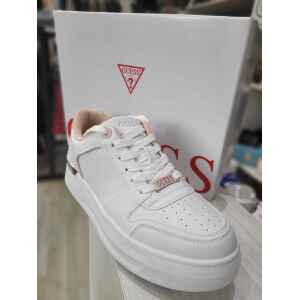 GUESS WHITE PLATFORM PINK DETAILS