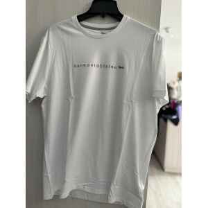 HB WHITE TSHIRT BEIGE LETTERS