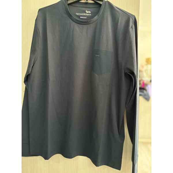 HB LONG SLEEVE TSHIRT NAVY