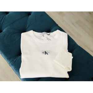CK WHITE SWEATSHIRT