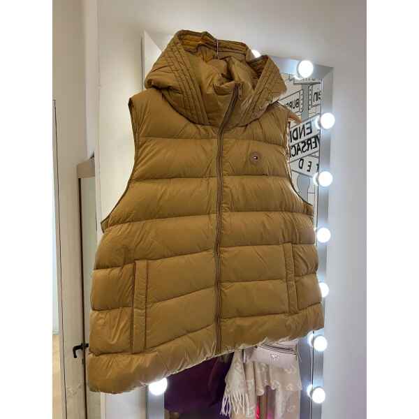 TOMMY HILFIGER CRV CASUAL DOWN VEST BEIGE