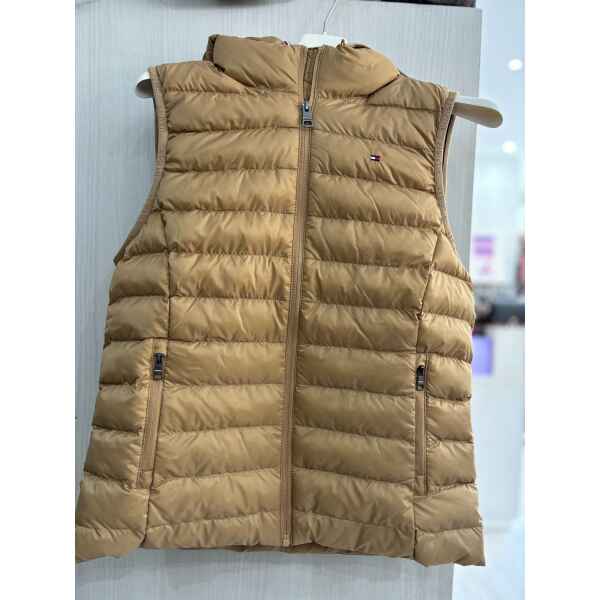 TOMMY HILFIGER PADDED GLOBAL VEST BEIGE