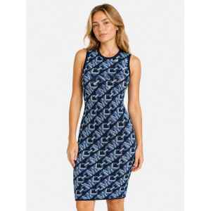 MK BLUE DRESS WITH MK MONOGRAM