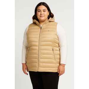 TOMMY HILFIGER CRV CASUAL DOWN VEST BEIGE
