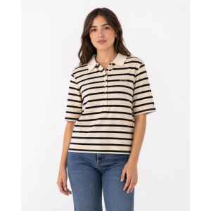TH BLUE/WHITE HORIZONTAL LINES POLO SHIRT
