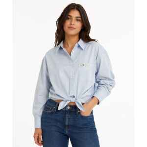 TH FRONT TIE SHIRT BREEZY BLUE