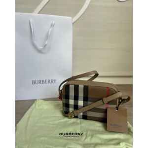 BURBERRY SM CAMERA BAG CHESTNUT BEIGE