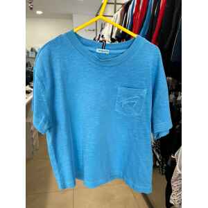 TH TSHIRT SEA BLUE POCKET