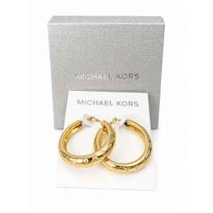 MICHAEL KORS LOGO HOOPS
