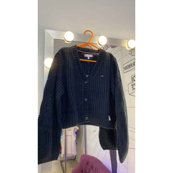 TH POINTELEE CARDIGAN NAVY BLUE
