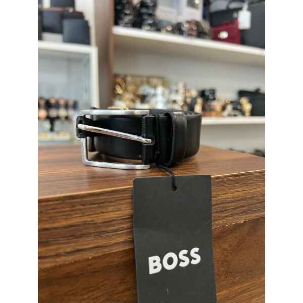 BOSS BLACK BELT SILVER BUCKLE