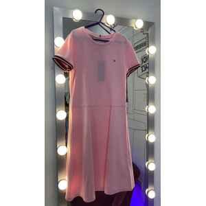TH PINKISH DRESS BRANDED SLEEVE