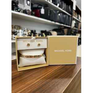 MICHAEL KORS GIFT BOX EARRINGS AND BANGLE