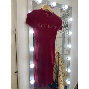 GUESS AMIRI SWEATER SUMMER DRESS RED