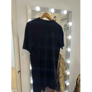 ARMANI EXCHANGE BLACK T-SHIRT DRESS