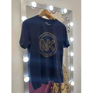 MICHAEL KORS STUDDED T-SHIRT MIDNIGHT BLUE