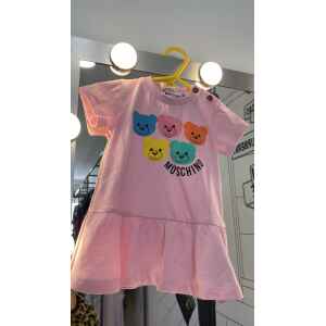MOSCHINO PINK DRESS TEDDY BEARS COLORS