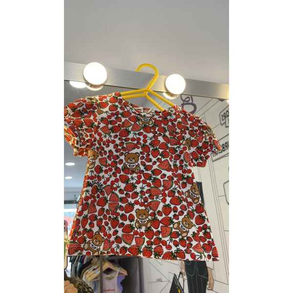 MOSCHINO TSHIRT STRAWBERRIES PRINT