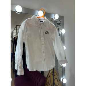 TH SHIRT WHITE LOGO BLACK NY